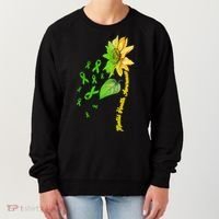 Mental Health Awareness Sunflower Ribbon Women's Sweatshirt thumb 0