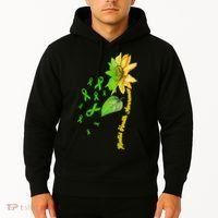 Mental Health Awareness Sunflower Ribbon Hoodie thumb 2