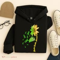 Mental Health Awareness Sunflower Ribbon Hoodie thumb 4