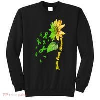 Mental Health Awareness Sunflower Ribbon Sweatshirt thumb 0
