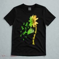 Mental Health Awareness Sunflower Ribbon T-Shirt thumb 5