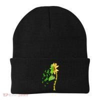 Mental Health Awareness Sunflower Ribbon Beanie thumb 0