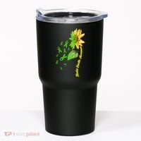 Mental Health Awareness Sunflower Ribbon Tumbler thumb 0