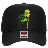 Mental Health Awareness Sunflower Ribbon Hat thumb 0