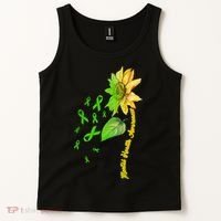 Mental Health Awareness Sunflower Ribbon Tank Top thumb 2