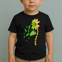 Mental Health Awareness Sunflower Ribbon Toddler T-Shirt thumb 2
