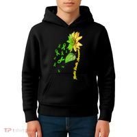 Mental Health Awareness Sunflower Ribbon Kids Hoodie thumb 4