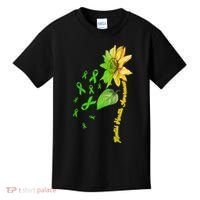 Mental Health Awareness Sunflower Ribbon Kids T-Shirt thumb 0