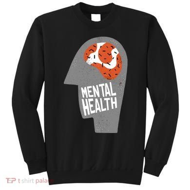 Mental Health Brain Sweatshirt