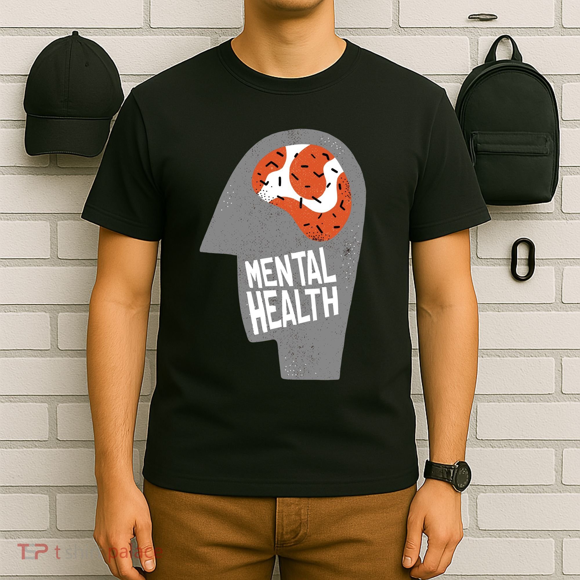 Mental Health Brain T-Shirt