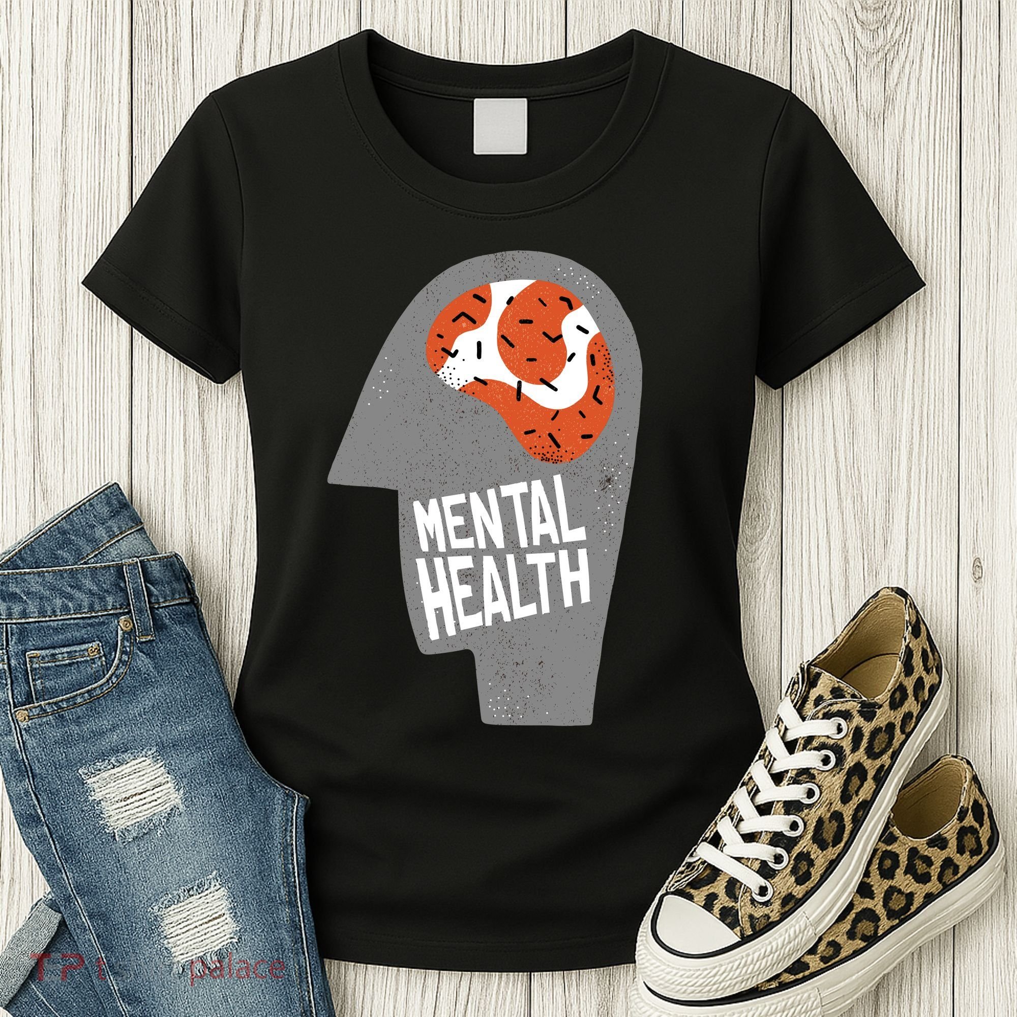 Mental Health Brain Women's T-Shirt