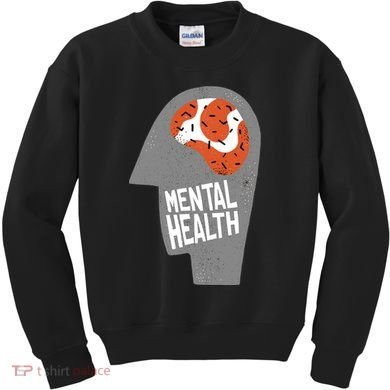 Mental Health Brain Kids Sweatshirt