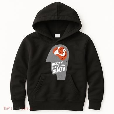 Mental Health Brain Kids Hoodie