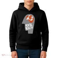 Mental Health Brain Kids Hoodie thumb 4