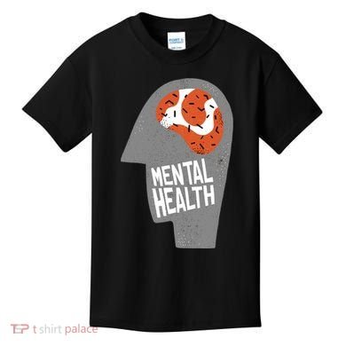 Mental Health Brain Kids T-Shirt