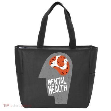 Mental Health Brain Tote Bag