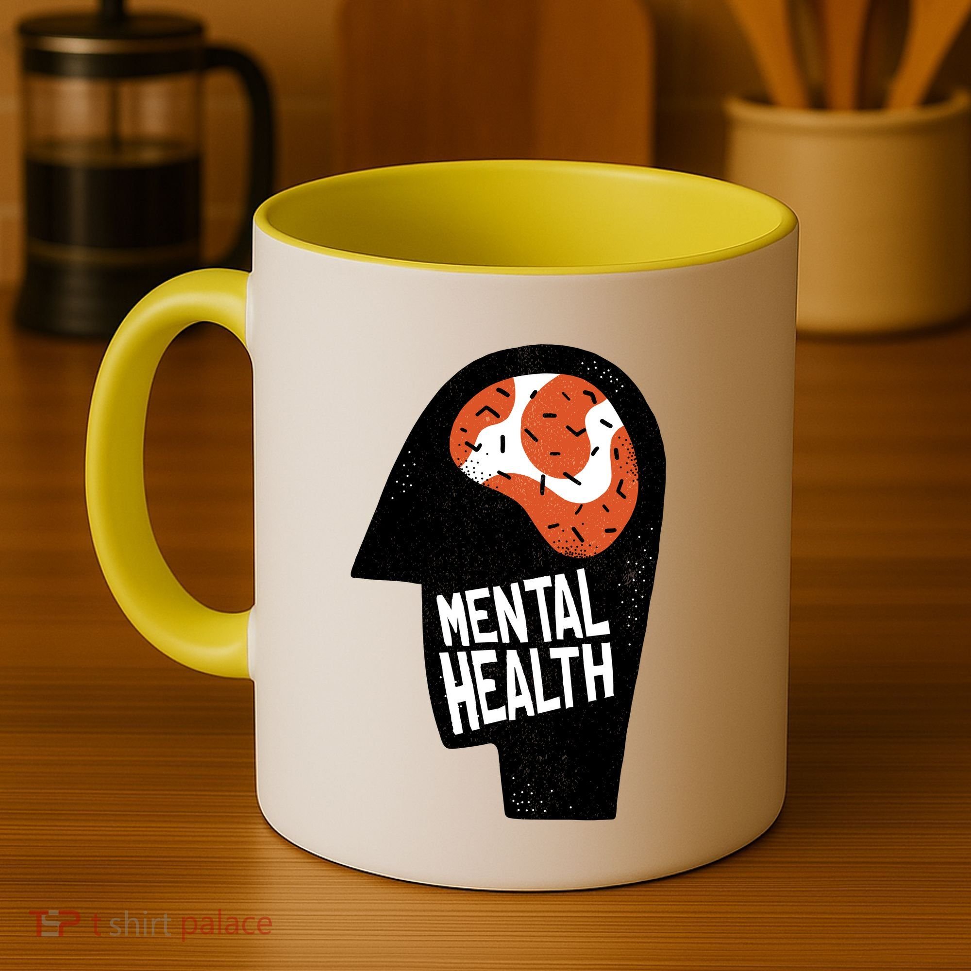 Mental Health Brain Coffee Mug