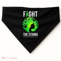 Mental Health Fight The Stigma USA-Made Doggie Bandana thumb 0