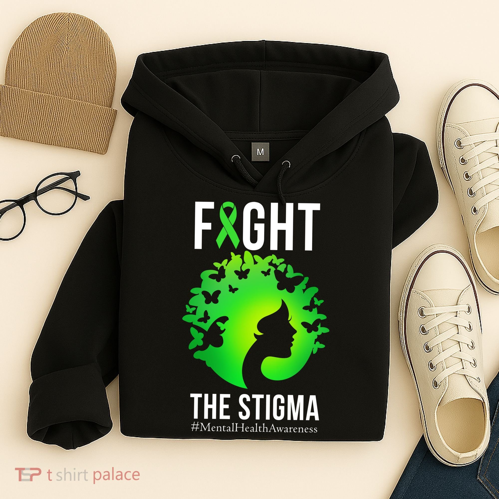 Mental Health Fight The Stigma Hoodie