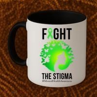 Mental Health Fight The Stigma Coffee Mug thumb 2
