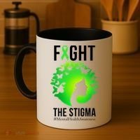 Mental Health Fight The Stigma Coffee Mug thumb 4