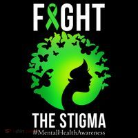 Mental Health Fight The Stigma Women's Hoodie thumb 2