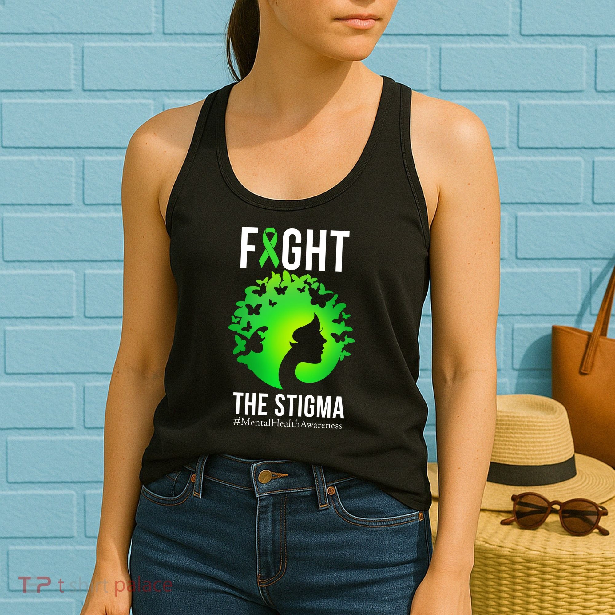 Mental Health Fight The Stigma Women's Tank Top