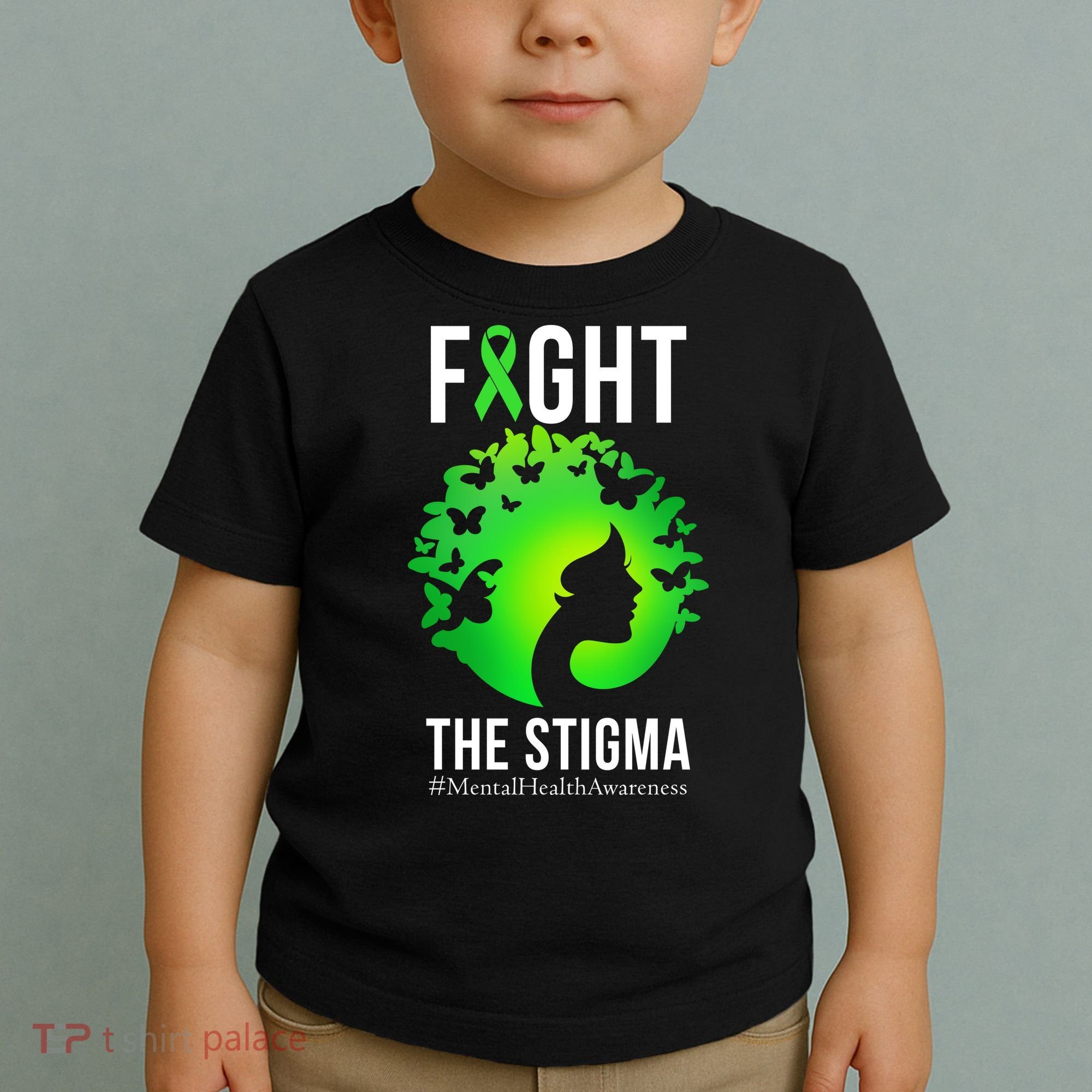 Mental Health Fight The Stigma Toddler T-Shirt