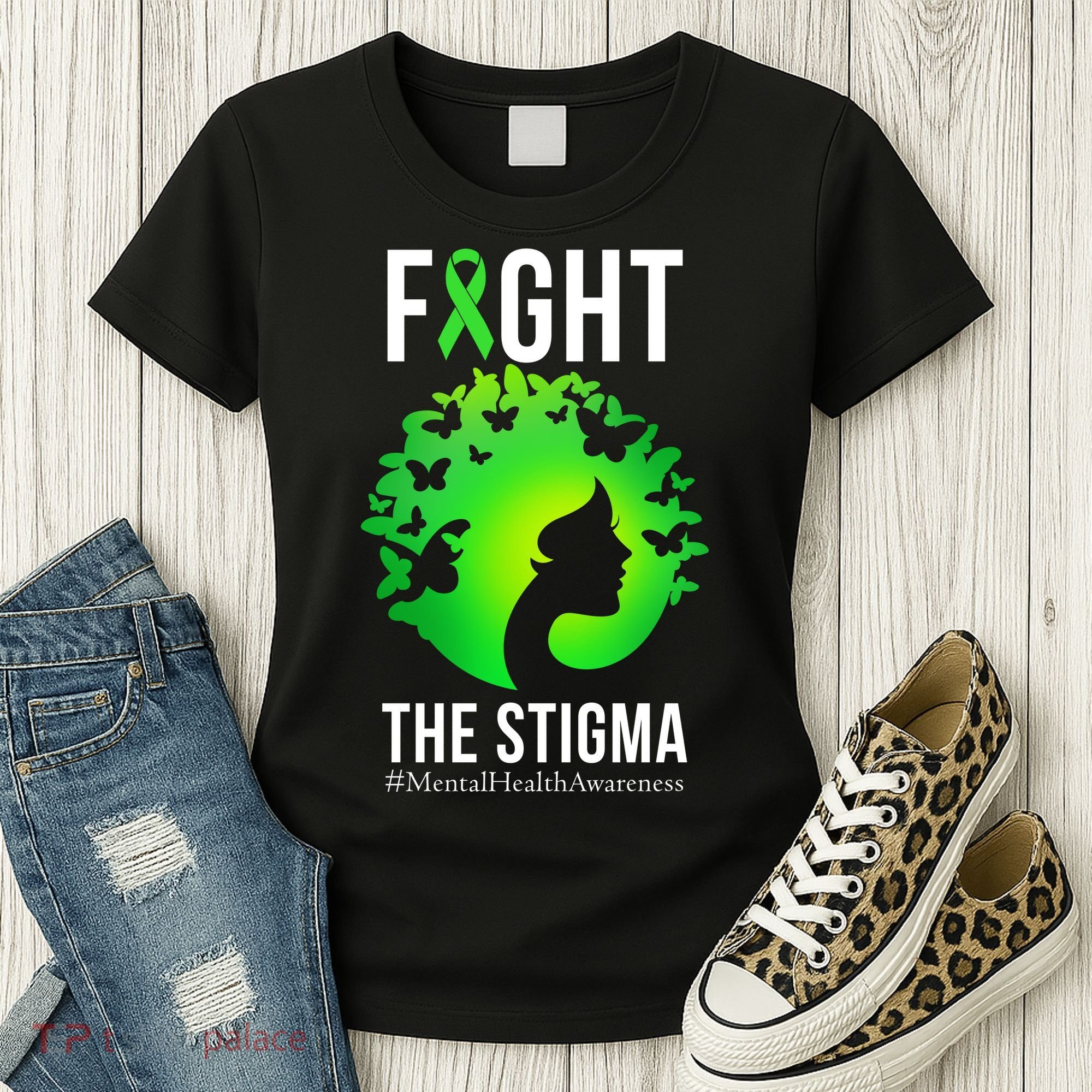 Mental Health Fight The Stigma Women's T-Shirt