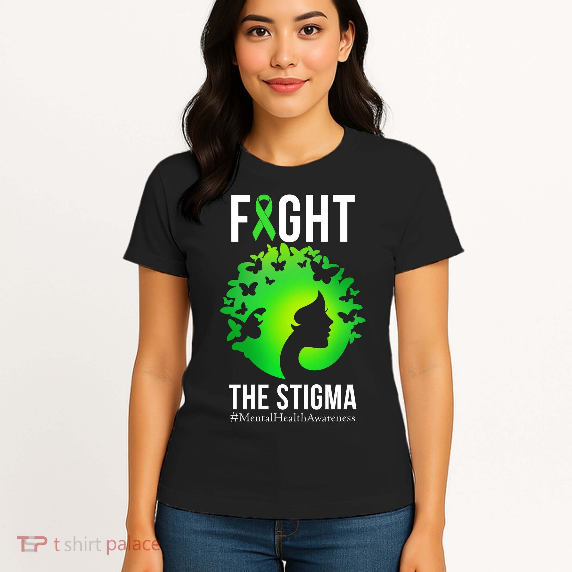 Mental Health Fight The Stigma Women's T-Shirt