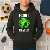 Mental Health Fight The Stigma Kids Hoodie thumb 2