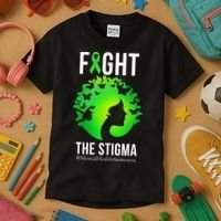 Mental Health Fight The Stigma Kids T-Shirt thumb 3