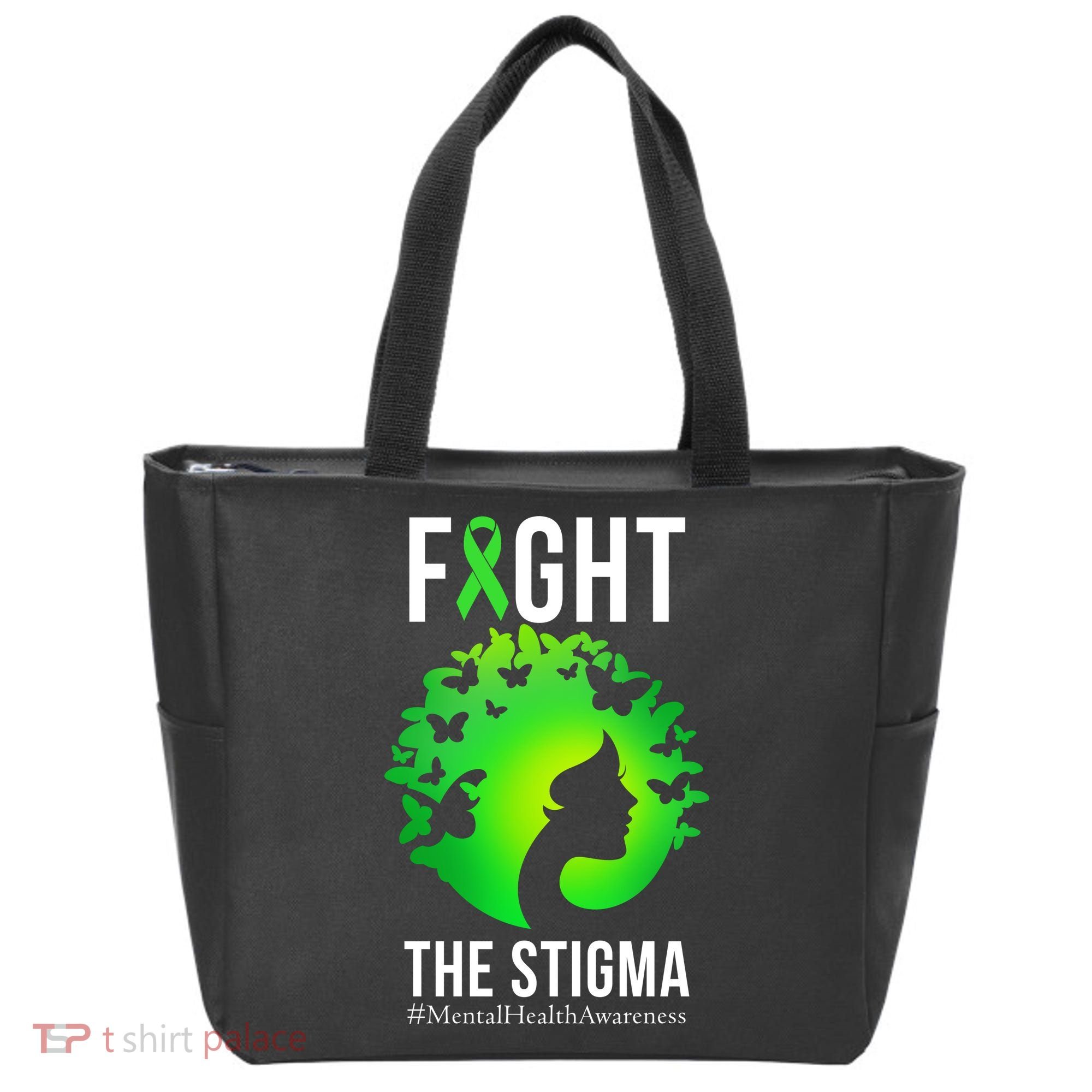 Mental Health Fight The Stigma Tote Bag