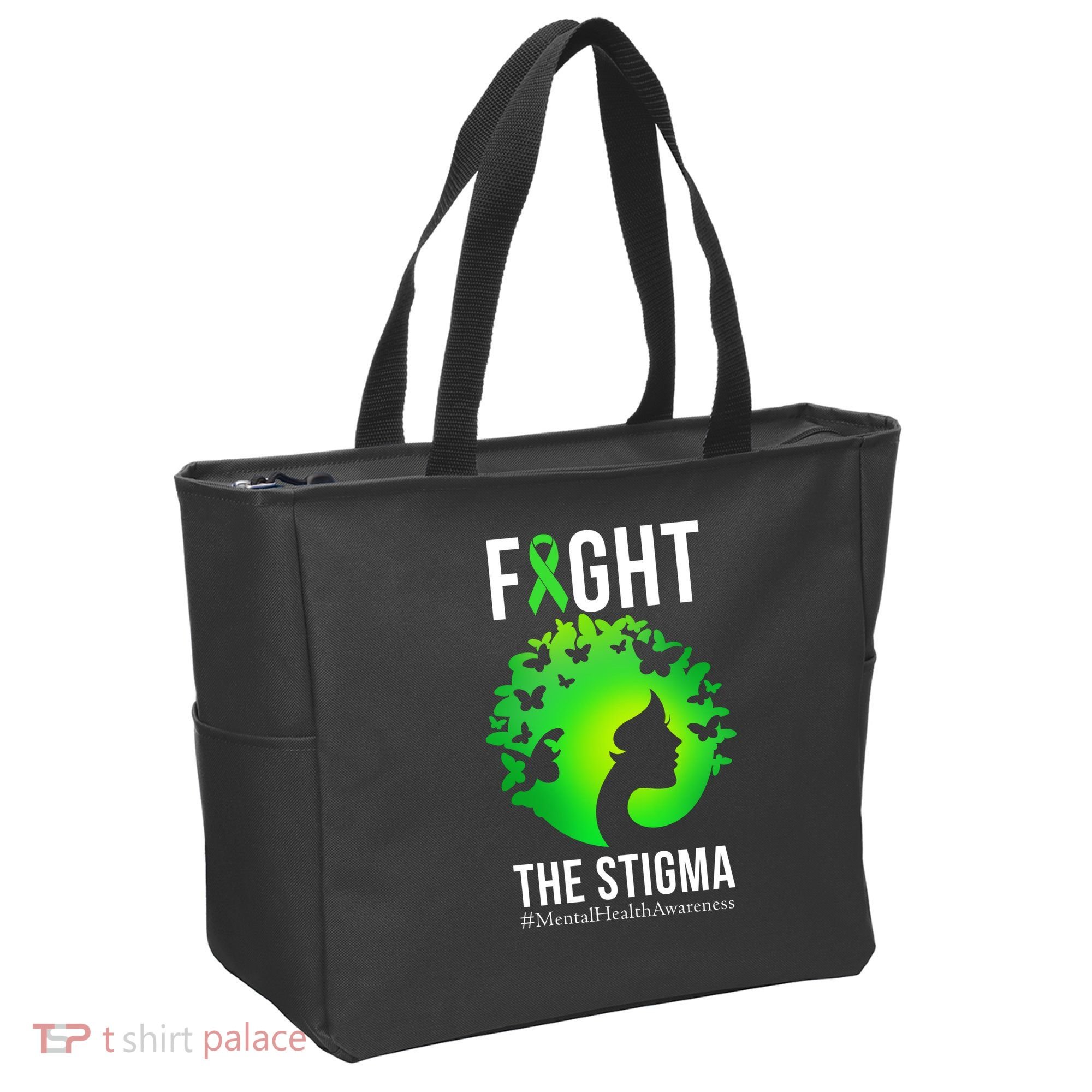 Mental Health Fight The Stigma Tote Bag