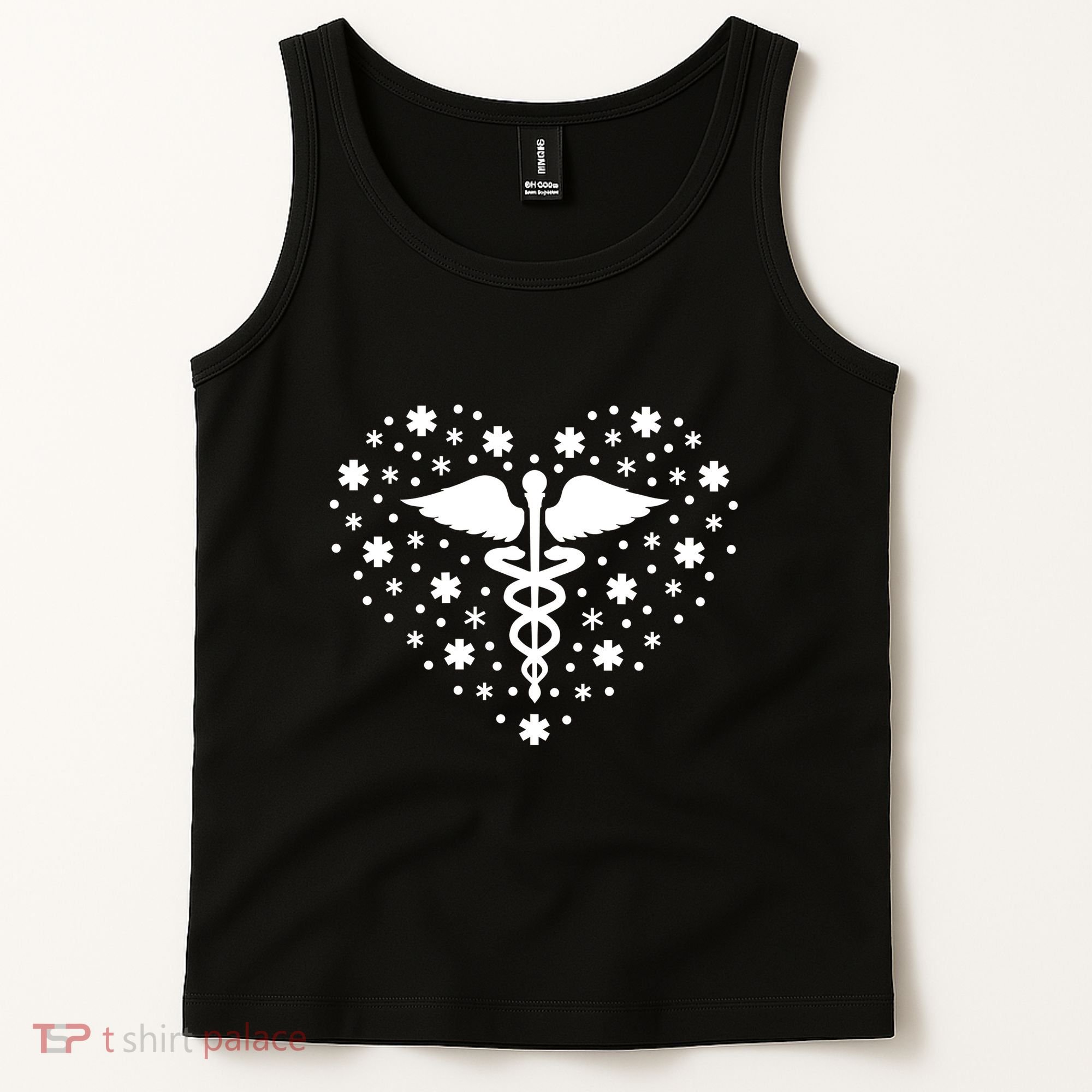 Mental Health Heart Symbol Tank Top