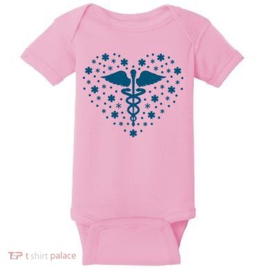 Mental Health Heart Symbol Baby Bodysuit