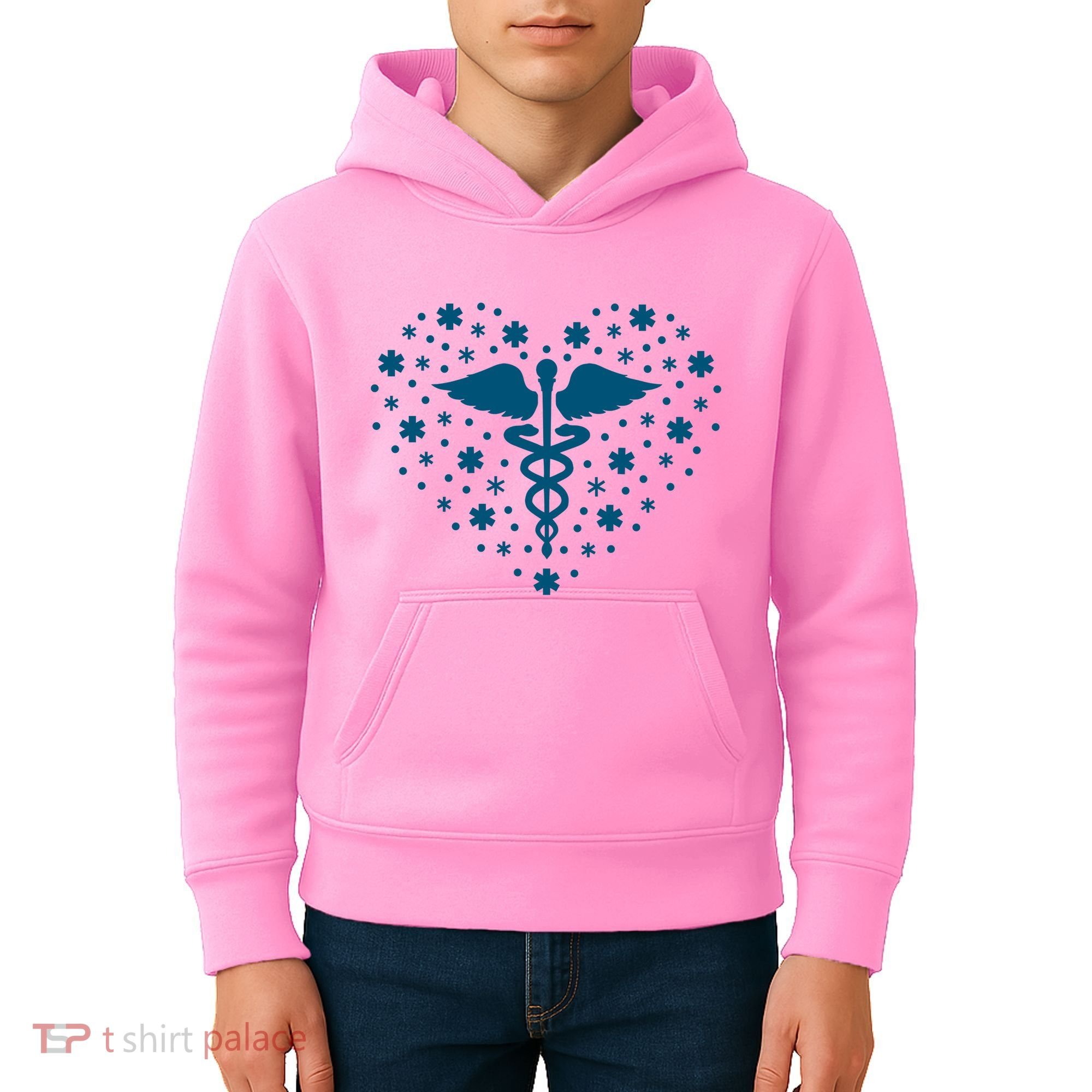 Mental Health Heart Symbol Kids Hoodie