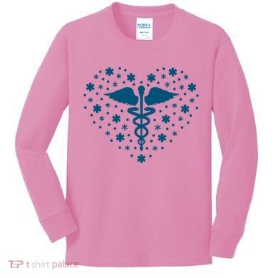 Mental Health Heart Symbol Kids Long Sleeve Shirt