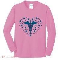 Mental Health Heart Symbol Kids Long Sleeve Shirt thumb 0