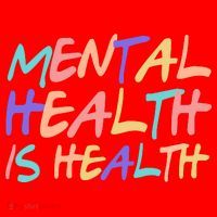 Mental Health Is Health Santa Hat thumb 1