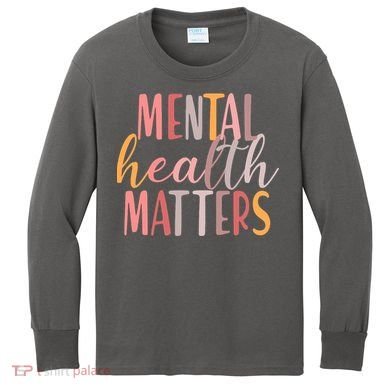 Mental Health Matters Kids Long Sleeve Shirt