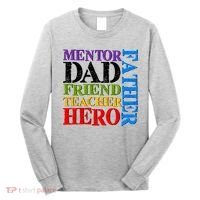 Mentor Dad Father Friend Teacher Hero Long Sleeve Shirt thumb 0