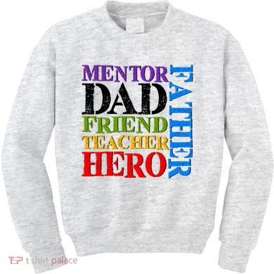 Mentor Dad Father Friend Teacher Hero Kids Sweatshirt