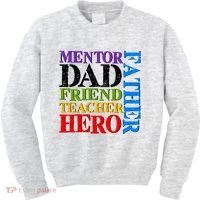 Mentor Dad Father Friend Teacher Hero Kids Sweatshirt thumb 0
