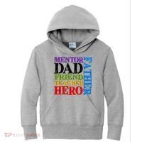 Mentor Dad Father Friend Teacher Hero Kids Hoodie thumb 0