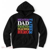 Mentor Dad Father Friend Teacher Hero Hoodie thumb 0