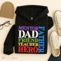 Mentor Dad Father Friend Teacher Hero Hoodie thumb 4