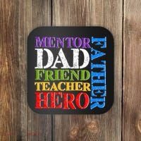 Mentor Dad Father Friend Teacher Hero Coaster thumb 0