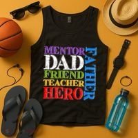 Mentor Dad Father Friend Teacher Hero Tank Top thumb 4