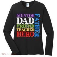 Mentor Dad Father Friend Teacher Hero Women's Long Sleeve Shirt thumb 0